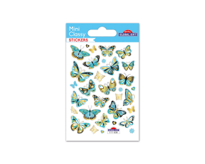 Sticker Vlinders Blauw