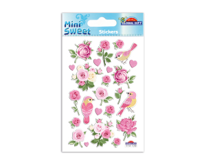 Sticker Roze Rozen