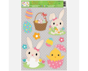 Raamsticker Pasen In Eierschaal