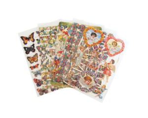 Poëzieplaatjes glitter kinderen