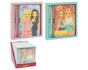Besties Notitieboek met balpen