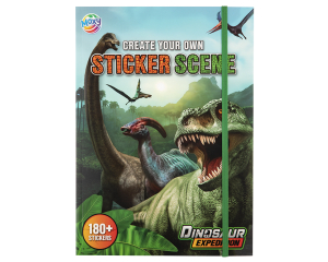 Dino Stickerboek A4