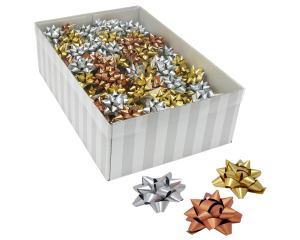 Starbow 50mm Metallic Goud/Zilver/Brons