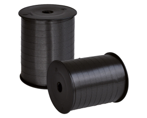 Klos sierlint zwart 1cmx250m breed