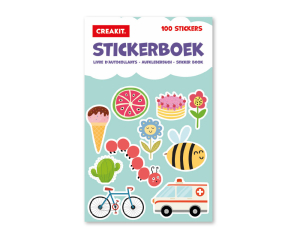 Stickerboek Dieren 100 stickers KIDS