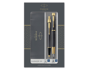 Parker Set IM Black balpen + vulpen GT