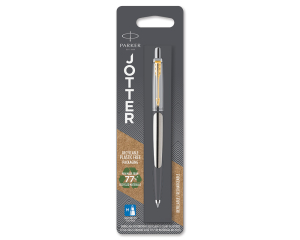 Parker balpen Jotter Stainless Steel - Gold Tip