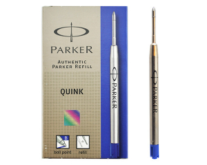 Parker balpenvulling breed blauw Quink