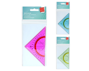 Geodriehoek assorti kleuren