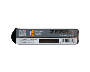 Potloodvulling Zebra 0.7mm HB 12 stuks