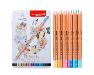 Bruynzeel Expression Pastel potloden in blik 12 stuks