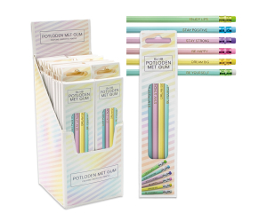 Potlodenset HB+gum SOHO Pastel