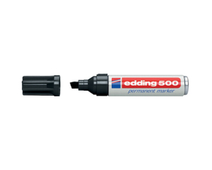 Edding 500 zwart 2-7mm blokpunt