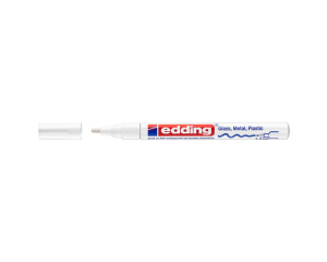 Edding 751 glanslakmarker permanent 1-2mm wit