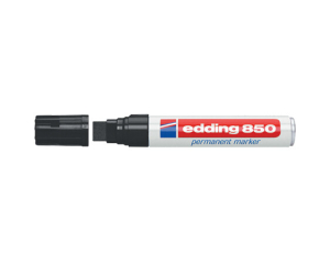 Edding 850 zwart 5-16mm blokpunt