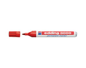 Edding 3000 rood 1.5-3mm ronde punt