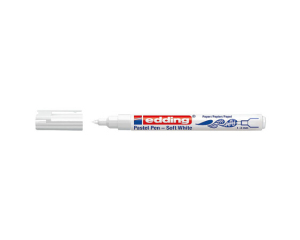 Edding 1500 soft pastelpen 1-3mm wit