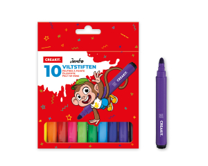 Viltstiften jumbo 10 stuks KIDS