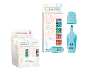 Highlighters happy pastel 6 stuks