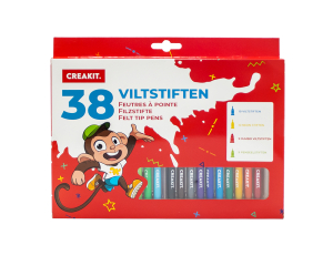 Viltstiften multifunctioneel 38 stuks KIDS