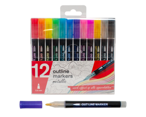 Outline marker 12 stuks