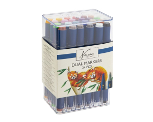 Alcoholmarkers duo punt - 24 stuks