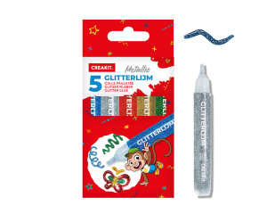 Glitterlijmpennen 5 stuks KIDS
