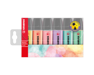 Stabilo Boss pastel etui 6 stuks