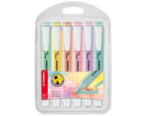 Stabilo Swing Cool Pastel etui 6 stuks