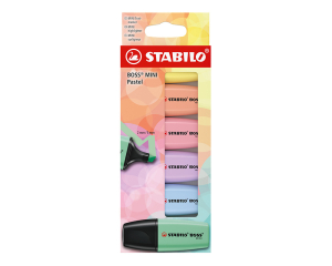 Stabilo Boss Mini Pastel - etui 6 stuks