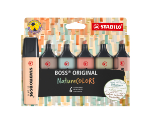 Stabilo Boss nature etui 6 stuks