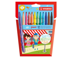 Stabilo Power viltstiften 12 stuks