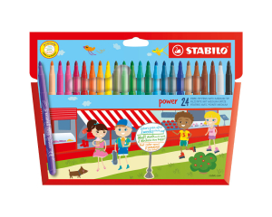 Stabilo Power viltstiften 24 stuks