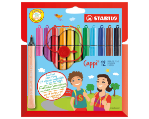 Stabilo Cappi viltstiften 12 stuks etui