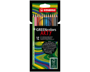 Stabilo GREEN kleurpotloden 12 stuks