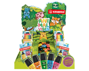 Stabilo Animal Vibes Toonbank display