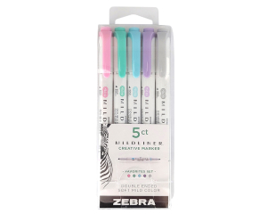 Highlighter-Mildliner Favorites 5 stuks Zebra