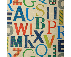 Toonbankrol ABC 200mx50cm graspapier