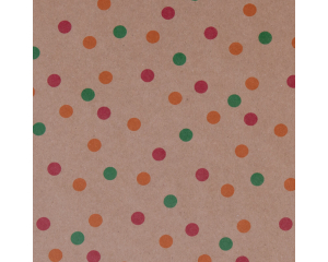 Toonbankrol Kleurbolletjes Kraft 150mx30