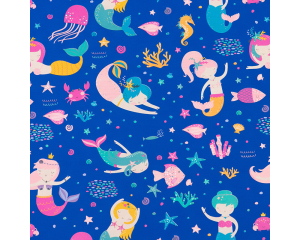 Toonbankrol Meerminnen 150mx30cm