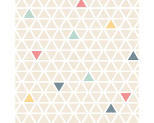 Toonbankrol Triangles 200mx50cm