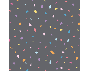 Toonbankrol Confetti Grijs 200mx50cm