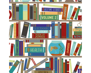 Toonbankrol Boekenkast 150mx50cm