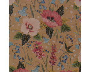 Toonbankrol Bloemen Kraft 150mx50cm