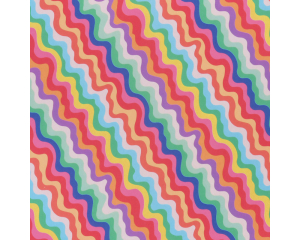 Toonbankrol Regenboog kronkels 150mx50cm