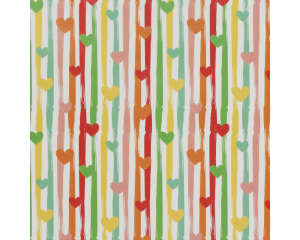 Toonbankrol Hartjes gordijn 150mx50cm