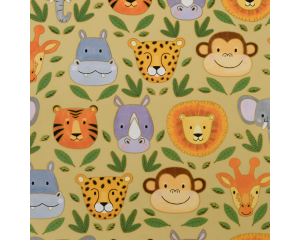 Toonbankrol Dierenkoppen 150mx50cm