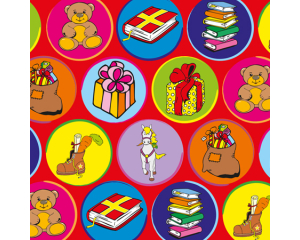 Toonbankrol Sint Rondo Rood 250mx30cm