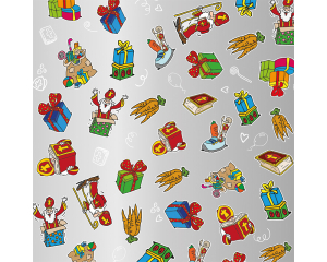 Toonbankrol Sint Kado Zilver 200mx30cm