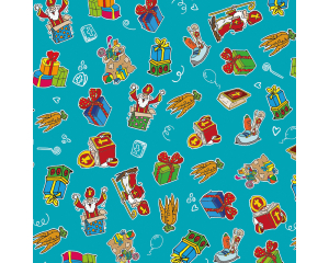 Toonbankrol Sint Kado Turquoise 250mx30cm